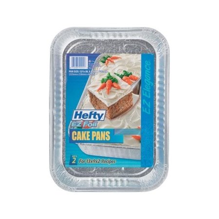 EZ FOIL EZ Foil Z94944 Foil Rectangular Cake Pan  Aluminum - 13 x 9 x 2 in. - pack of 12 6065486